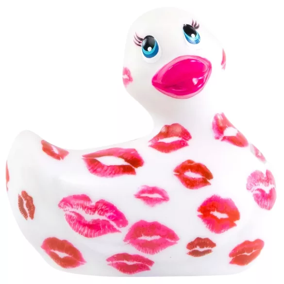 My Duckie Romance 2.0 - vibrador de clítoris impermeable (blanco y rosa)