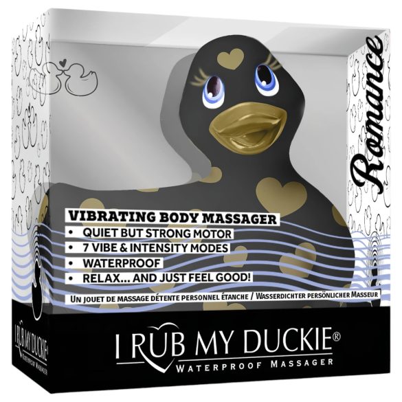 My Duckie Romance 2.0 - vibrador para clítoris - negro y dorado