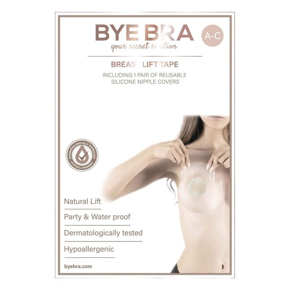 Bye Bra A-C levantador invisible - nude (4 pares)