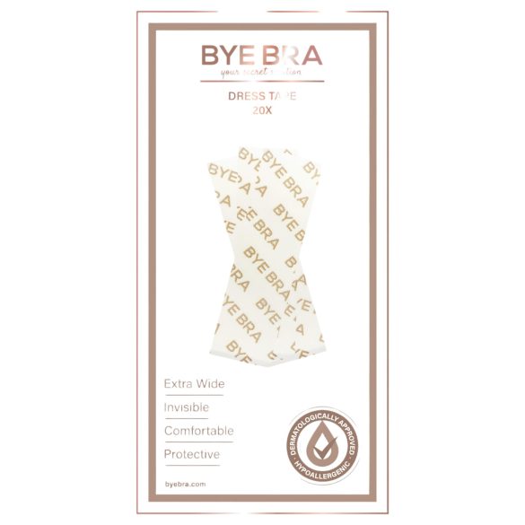 Bye Bra - cinta adhesiva doble cara para ropa - 20 unidades