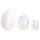 La Gemmes Yoni - set de bolas de geisha - cuarzo (3 piezas)