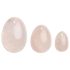 La Gemmes Yoni - Set de Bolas Geisha - Cuarzo Rosa (3 piezas)