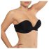 Bye Bra Gala A - sujetador push-up invisible (negro)