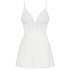 Obsessive 810-BAB-2 - Babydoll y tanga de encaje (blanco) - L/XL