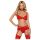 Conjunto Lencería Obsessive Heartina (Rojo)