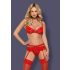 Conjunto Lencería Obsessive Heartina (Rojo)