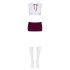 / Obsessive Student - Schoolgirl Costume Set (5 Pieces)