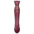 ZALO Reina - Vibrador rojo para punto G y clítoris con ondas de aire