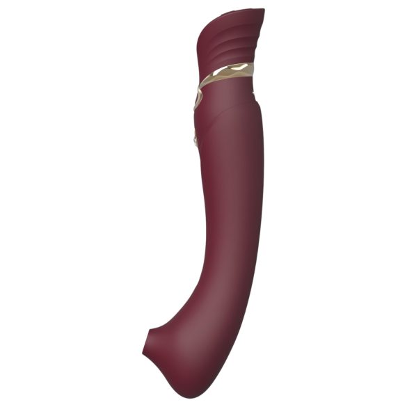 ZALO Queen - vibrador punto G y clítoris ondas de aire - silicona roja