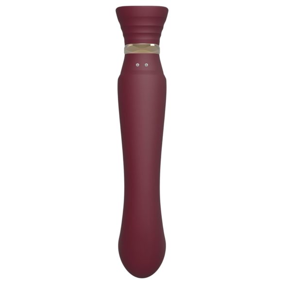 ZALO Queen - vibrador punto G y clítoris ondas de aire - silicona roja