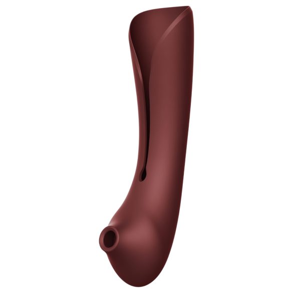 ZALO Queen - vibrador punto G y clítoris ondas de aire - silicona roja