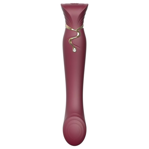 ZALO Queen - vibrador punto G y clítoris ondas de aire - silicona roja