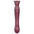 ZALO Reina - Vibrador rojo para punto G y clítoris con ondas de aire