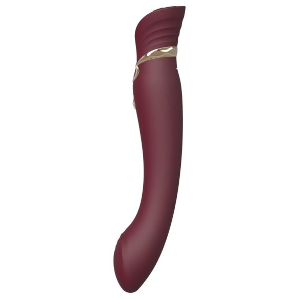 ZALO Queen - vibrador punto G y clítoris ondas de aire - silicona roja