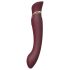 ZALO Reina - Vibrador rojo para punto G y clítoris con ondas de aire