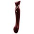 ZALO Reina - Vibrador rojo para punto G y clítoris con ondas de aire
