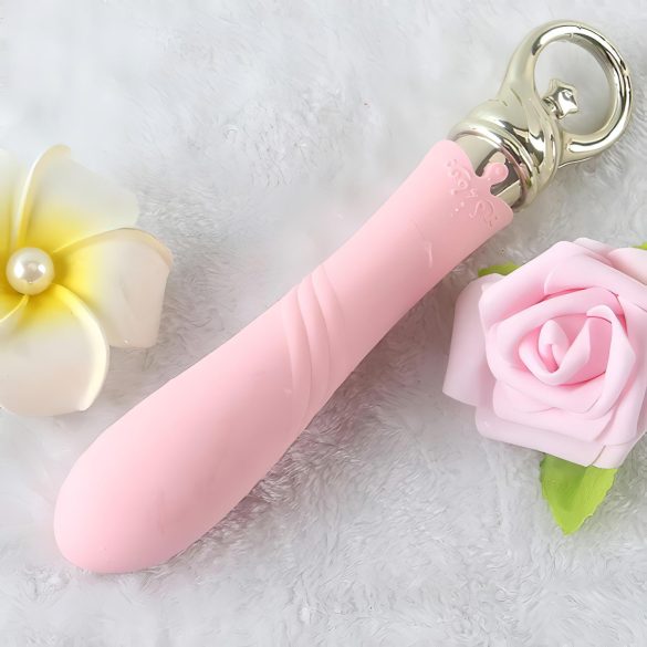 ZALO Courage Heating - vibrador punto G recargable de lujo - silicona rosa