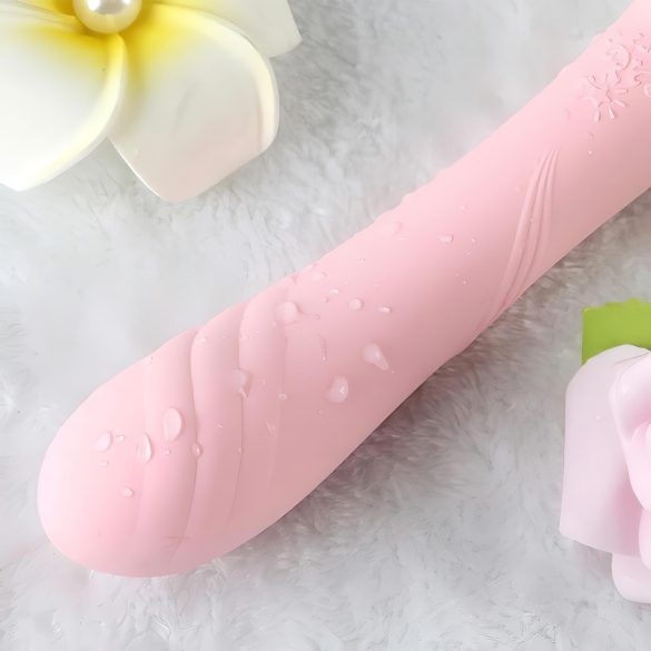 ZALO Courage Heating - vibrador punto G recargable de lujo - silicona rosa