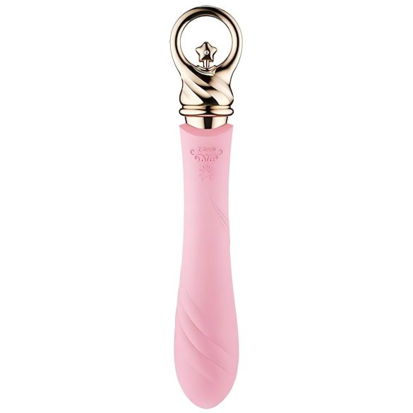 ZALO Courage Heating - vibrador punto G recargable de lujo - silicona rosa
