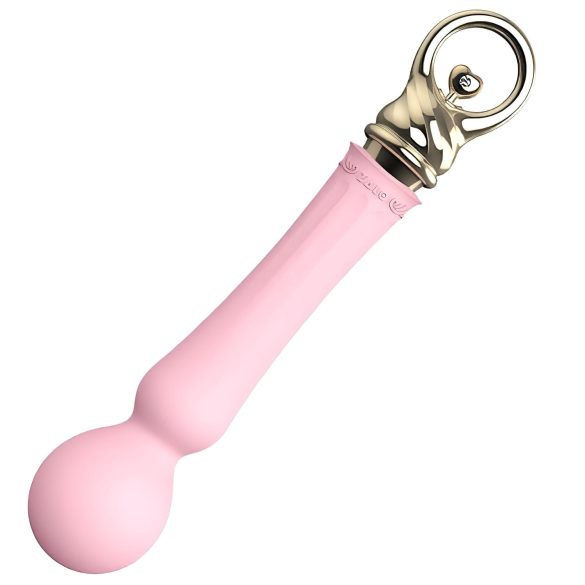ZALO Confidence - vibrador masajeador recargable de lujo - silicona rosa