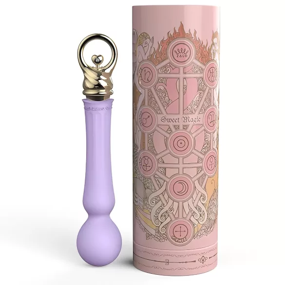 ZALO Confidence - vibrador masajeador recargable de lujo - silicona lila