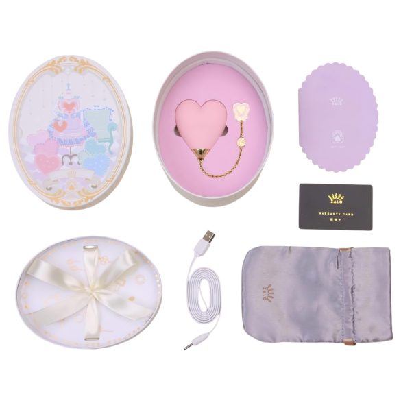 ZALO Baby Heart - inteligente vibrador resistente al agua (violeta)