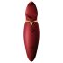 ZALO Hero - recargable vibrador impermeable para clítoris (rojo)