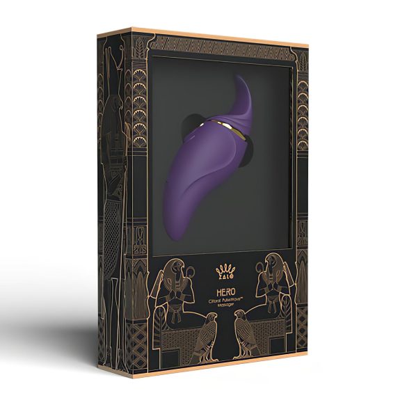 ZALO Hero - vibrador succionador de clítoris recargable impermeable lila