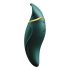 ZALO Hero - vibrador recargable e impermeable para clítoris (verde)