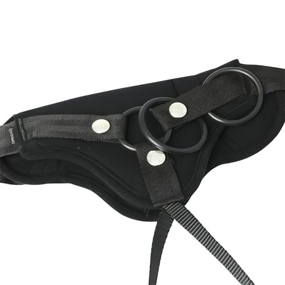 Sportsheets Plus Size - Arnés inferior para juguetes (negro)