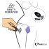 FEELZTOYS Panty - Vibrador de Clítoris Inalámbrico Recargable (Negro)