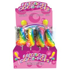 Piruleta Pene Arcoíris - sabor a fruta Piruleta Pene Arcoíris - sabor a fruta