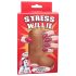 Stress Willie - bola anti-estrés - pene (natural)