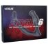 Nexus Simul8 - anillo vibrador con plug anal (negro)