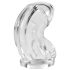 / OXBALLS Cock Lock - Jaula de Silicona para Pene (Transparente)