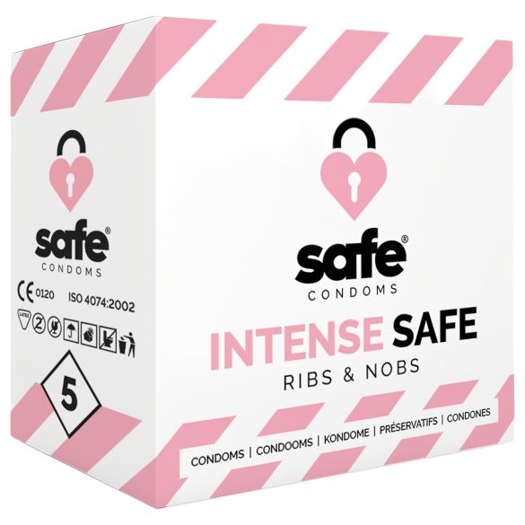 SAFE Intense Safe - preservativo con texturas (5 uds)