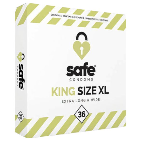 SAFE King Size XL - condón extra grande (36 uds)