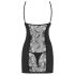 Obsessive Heartina - Camisón y Tanga (Negro)