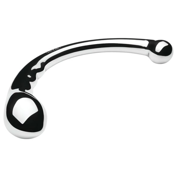 Le Wand - consolador doble punta - acero inoxidable - plata