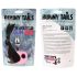 FEELZTOYS - plug anal metálico con cola de conejo (plata-rosa)