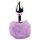 FEELZTOYS - Plug anal de metal con cola de conejo (plateado-lila)