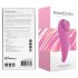 FEELZTOYS Femmegasm - Vibrador recargable 2en1 para clítoris (rosa)