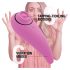 FEELZTOYS Femmegasm - Vibrador recargable 2en1 para clítoris (rosa)