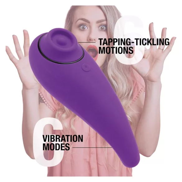FEELZTOYS Femmegasm - vibrador clitorial recargable 2 en 1 - silicona lila