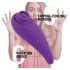 FEELZTOYS Femmegasm - Vibrador Recargable 2en1 para Clítoris (Morado)