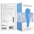 FEELZTOYS Femmegasm - Vibrador 2 en 1 recargable para clítoris (azul)
