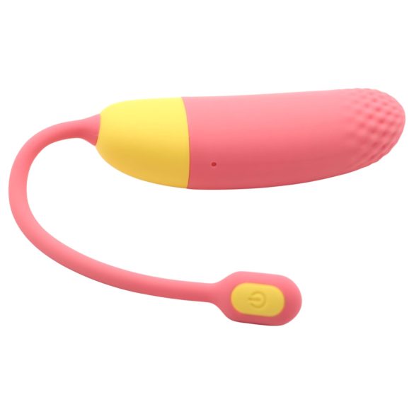 Magic Motion Vini - huevo vibrador inteligente recargable - silicona naranja