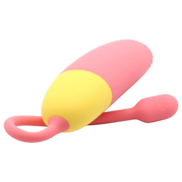 Magic Motion Vini - huevo vibrador inteligente recargable - silicona naranja