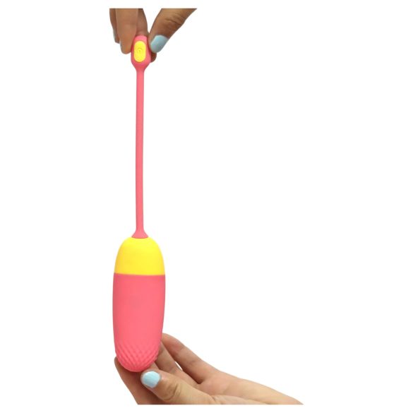 Magic Motion Vini - huevo vibrador inteligente recargable - silicona naranja