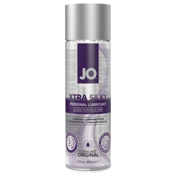 System JO Xtra Silky - Lubricante de silicona con Vitamina E (60ml)